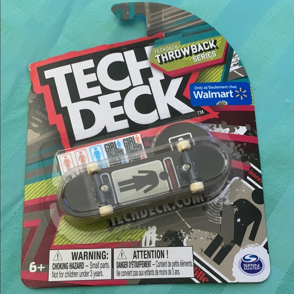 Tech Deck Throwback Series Girl Fingerboard Simon Bannerol Rare